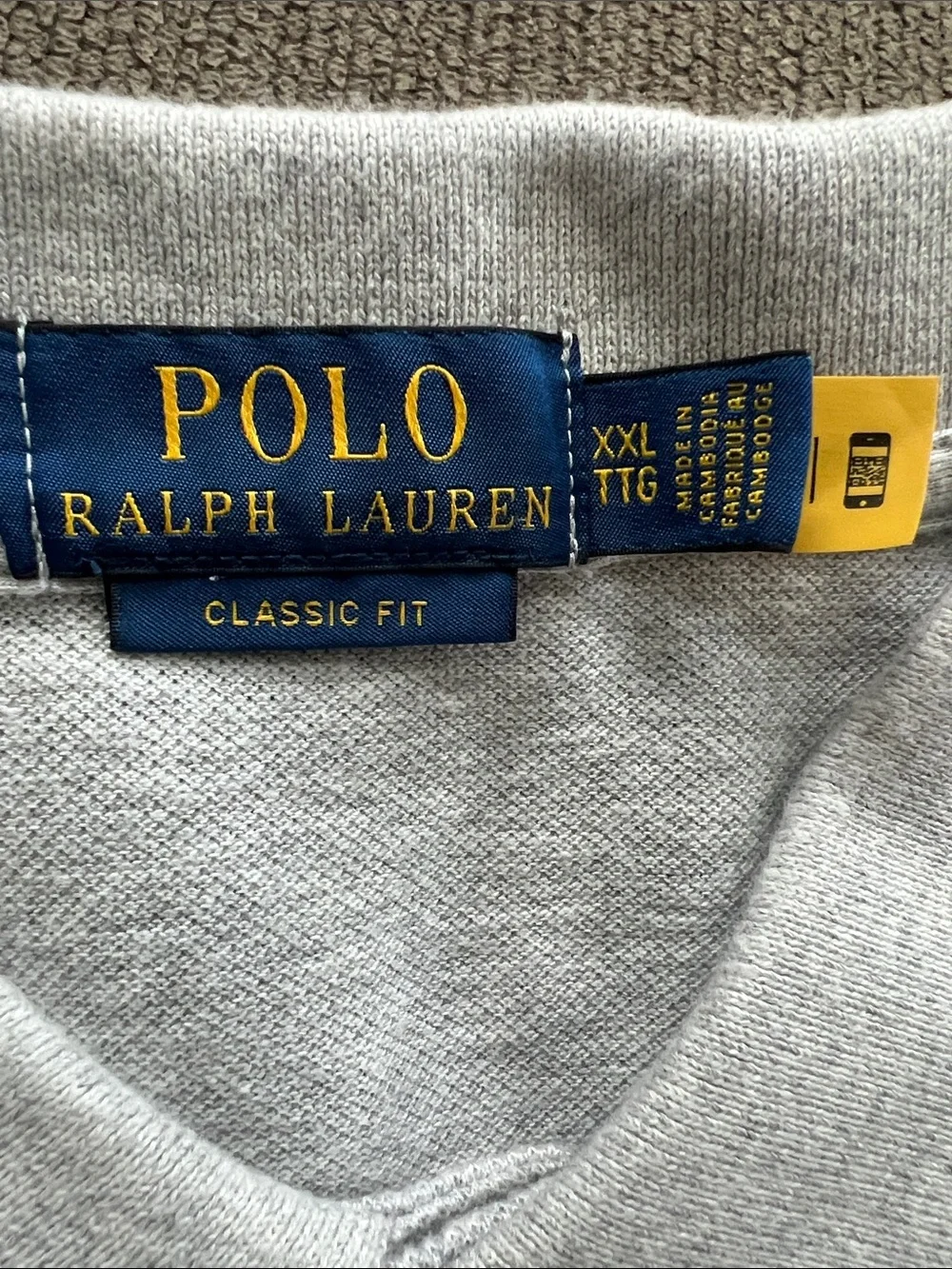Polo by Ralph Lauren Light Grey Polo